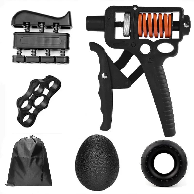 Adjustable heavy gripper accessories including handles and grip attachments