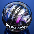 LED wrist ball trainer for wrist and grip strength exercises