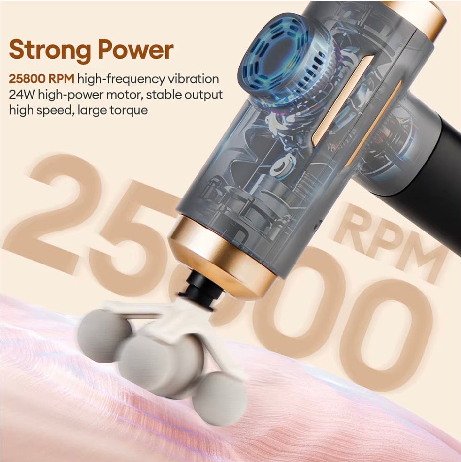 11-in-1 Massage Gun – 99-Level Muscle Massager